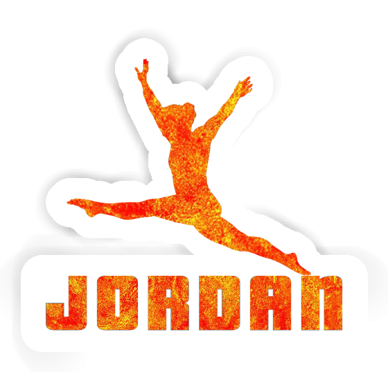 Autocollant Gymnaste Jordan Laptop Autocollant Gymnaste Jordan Laptop Image