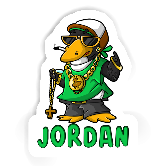 Pingouin hip-hop Autocollant Jordan Pingouin hip-hop Autocollant Jordan Image
