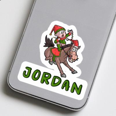 Aufkleber Weihnachtspferd Jordan Notebook Aufkleber Weihnachtspferd Jordan Gift package Image
