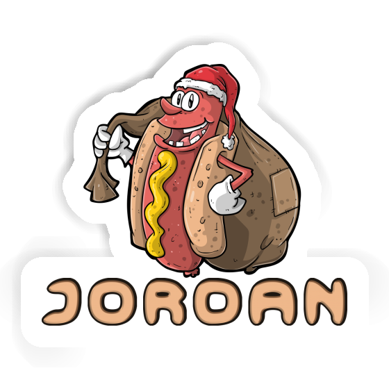 Jordan Sticker Hot Dog Jordan Sticker Hot Dog Image