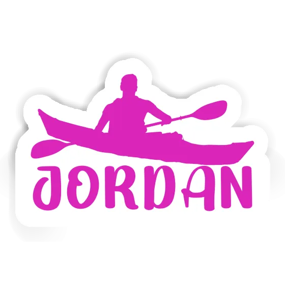 Aufkleber Kajakfahrer Jordan Aufkleber Kajakfahrer Jordan Image