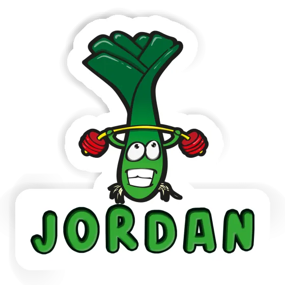 Aufkleber Gewichtheber Jordan Image
