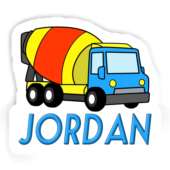 Autocollant Jordan Camion malaxeur Notebook Autocollant Jordan Camion malaxeur Notebook Image