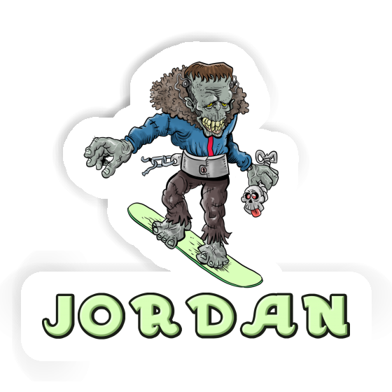 Snowboarder Sticker Jordan Notebook Snowboarder Sticker Jordan Gift package Image
