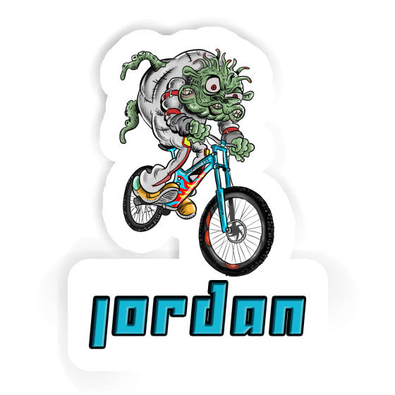 Biker Sticker Jordan Laptop Biker Sticker Jordan Laptop Image
