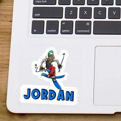 Aufkleber Skifahrer Jordan Laptop Image