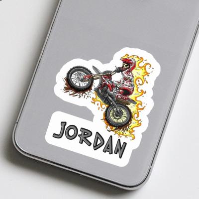 Jordan Autocollant Motocrossiste Image