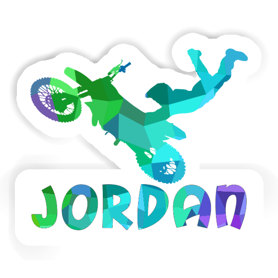 Autocollant Jordan Motocrossiste Laptop Autocollant Jordan Motocrossiste Laptop Image