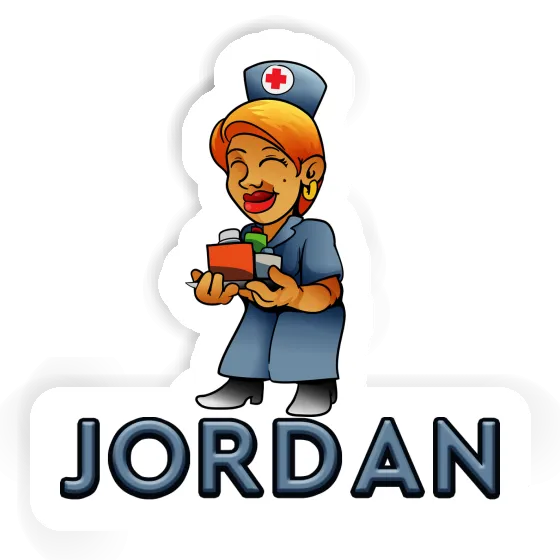 Infirmière Autocollant Jordan Gift package Image