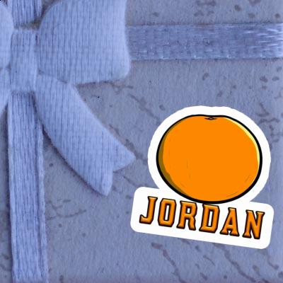 Sticker Orange Jordan Laptop Sticker Orange Jordan Laptop Image