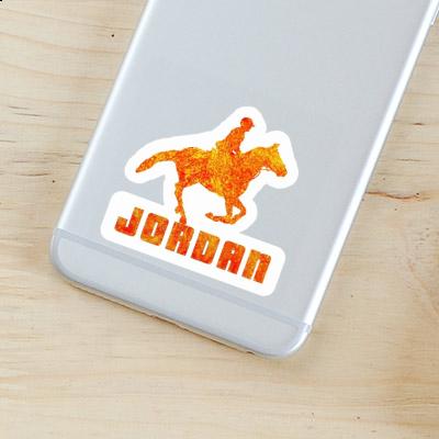 Jordan Autocollant Cavalière Notebook Image