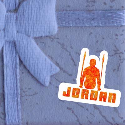 Autocollant Jordan Gymnaste aux anneaux Autocollant Jordan Gymnaste aux anneaux Image