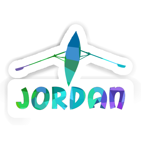 Autocollant Jordan Bateau à rames Notebook Image