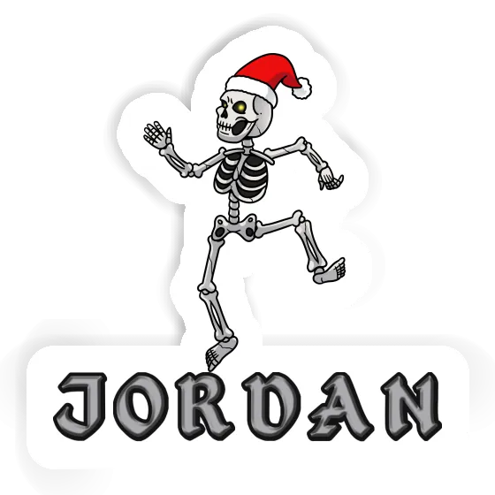 Autocollant Jordan Squelette de Noël Laptop Autocollant Jordan Squelette de Noël Laptop Image