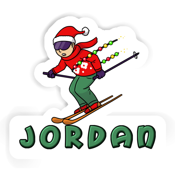 Aufkleber Jordan Skifahrer Notebook Aufkleber Jordan Skifahrer Gift package Image