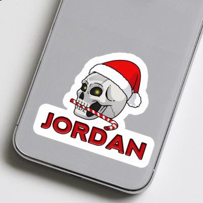 Jordan Autocollant Crâne de Noël Laptop Jordan Autocollant Crâne de Noël Laptop Image