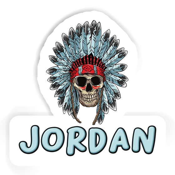 Sticker Jordan Indianer Notebook Sticker Jordan Indianer Gift package Image