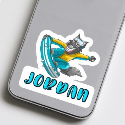 Jordan Autocollant Snowboardeur Laptop Jordan Autocollant Snowboardeur Laptop Image