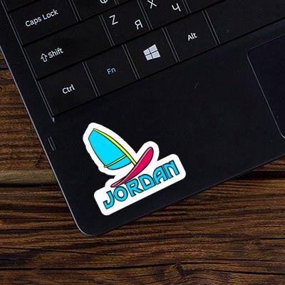 Jordan Autocollant Planche de windsurf Notebook Jordan Autocollant Planche de windsurf Gift package Image
