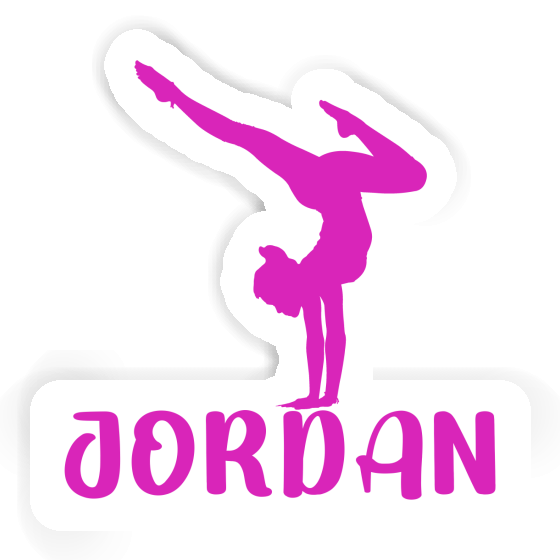 Jordan Autocollant Femme de yoga Notebook Jordan Autocollant Femme de yoga Notebook Image