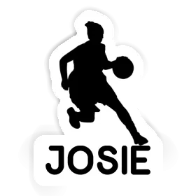 Josie Sticker Basketball Player Image