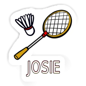 Badminton Racket Sticker Josie Image