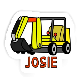 Mini-Excavator Sticker Josie Image