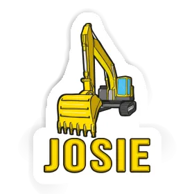 Sticker Josie Excavator Image