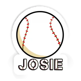 Josie Sticker Baseball Image