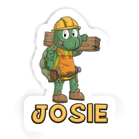 Sticker Construction worker Josie Image