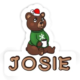 Sticker Josie Christmas Bear Image