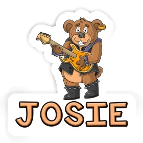 Sticker Josie Guitarist Image