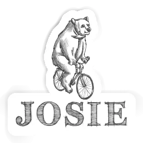 Sticker Bicycle rider Josie Image