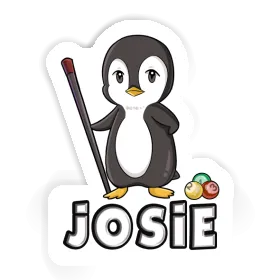 Billiards Player Sticker Josie Image