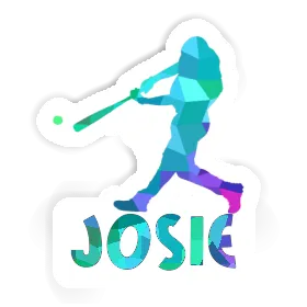 Josie Sticker Baseball Player Image