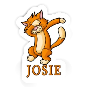 Sticker Dabbing Cat Josie Image