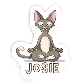 Josie Sticker Yoga Image