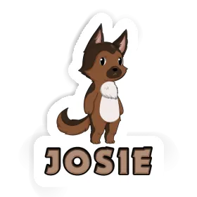 German Sheperd Sticker Josie Image