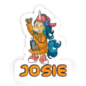 Hip-Hop Unicorn Sticker Josie Image