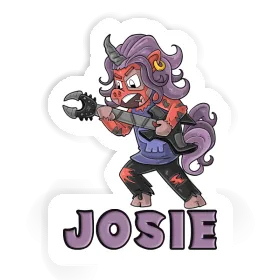 Rocking Unicorn Sticker Josie Image