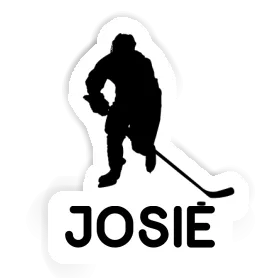 Sticker Josie Hockey Player Image