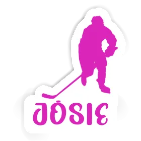 Sticker Hockey Player Josie Image