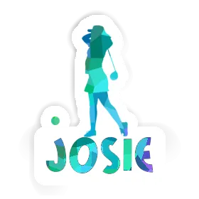 Sticker Josie Golfer Image