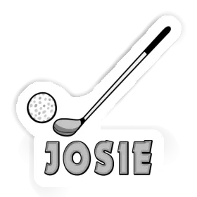 Golf Club Sticker Josie Image