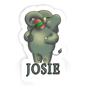 Sticker Josie Elephant Image