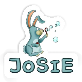 Soap Bubbles Rabbit Sticker Josie Image