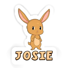 Josie Sticker Easter Bunny Image