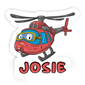 Josie Autocollant Hélicoptère Image