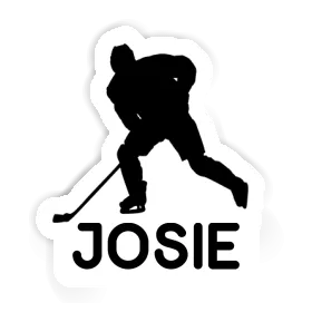 Sticker Hockey Player Josie Image