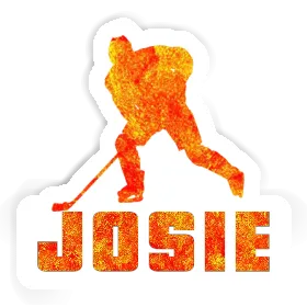 Sticker Josie Hockey Player Image